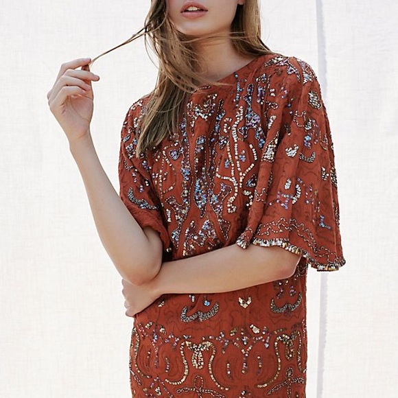 Free People Dresses & Skirts - Free People Bali Light My Fire Mini Dress